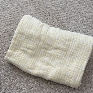 Soft Yellow Textured Fabric Swaddle
